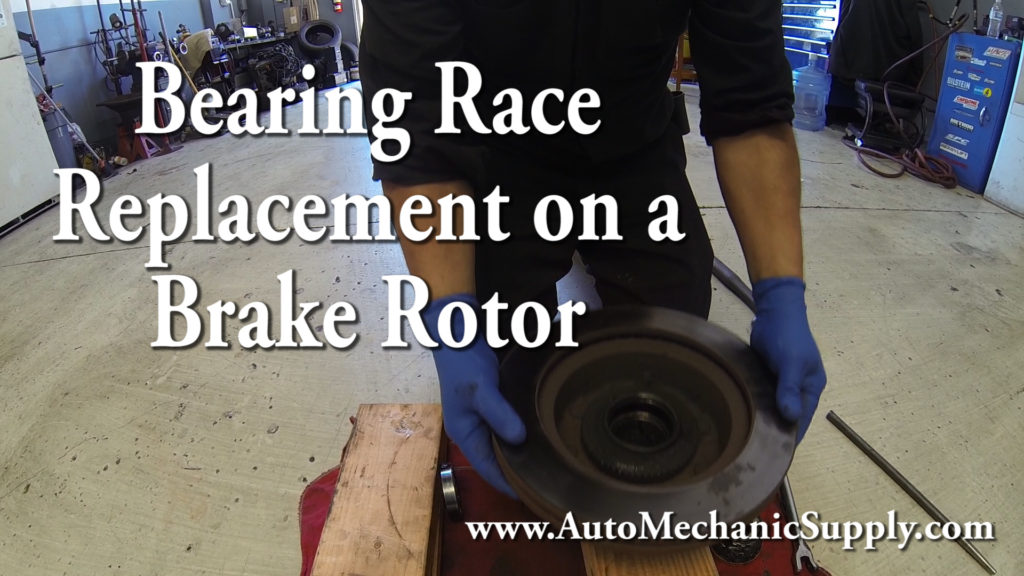 How to replace bearing races on a rotor Auto Mechanic Supply